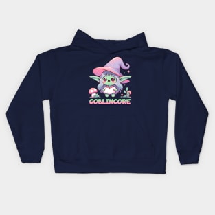 Goblincore Cute Kawawii Goblin Kids Hoodie